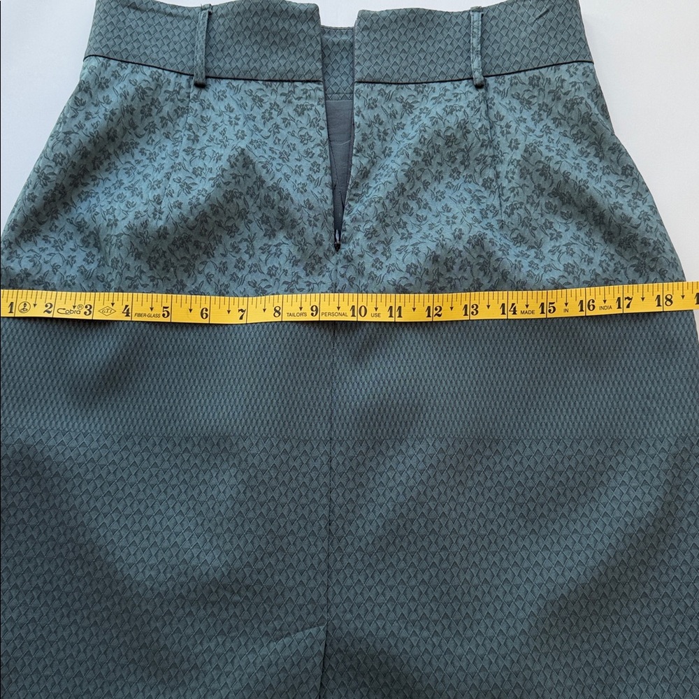 Piazza Sempione Elegant Gray/Green Skirt Made in Italy Size S. - Picture 11 of 17